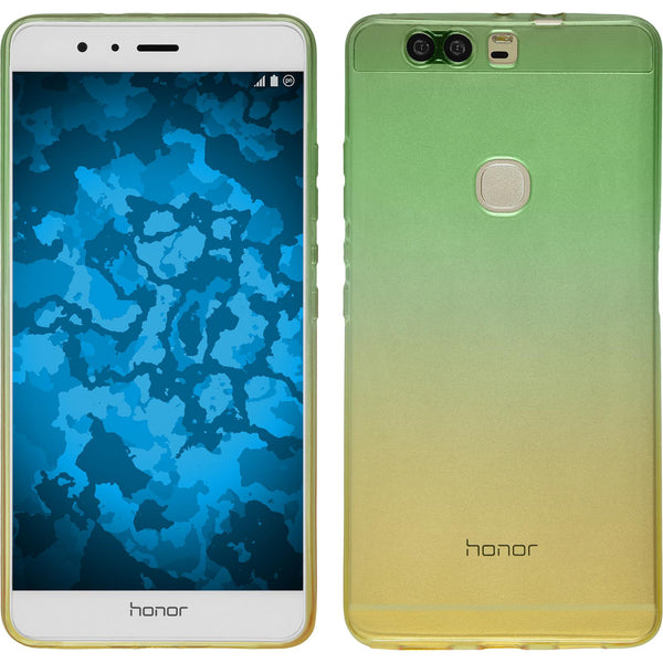 PhoneNatic Case kompatibel mit Huawei Honor V8 - Design:03 Silikon Hülle OmbrË + 2 Schutzfolien