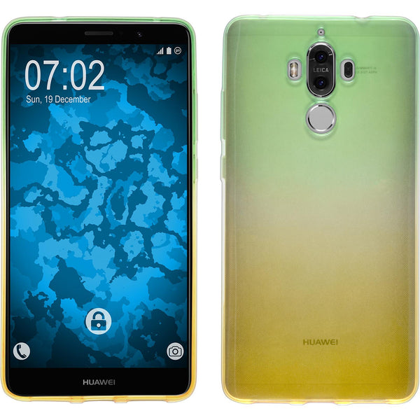 PhoneNatic Case kompatibel mit Huawei Mate 9 - Design:03 Silikon Hülle OmbrË + 2 Schutzfolien