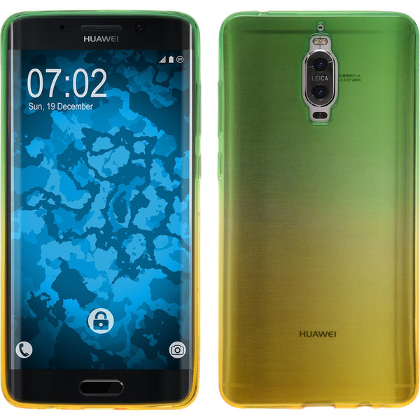 PhoneNatic Case kompatibel mit Huawei Mate 9 Pro - Design:03 Silikon Hülle OmbrË + 2 Schutzfolien