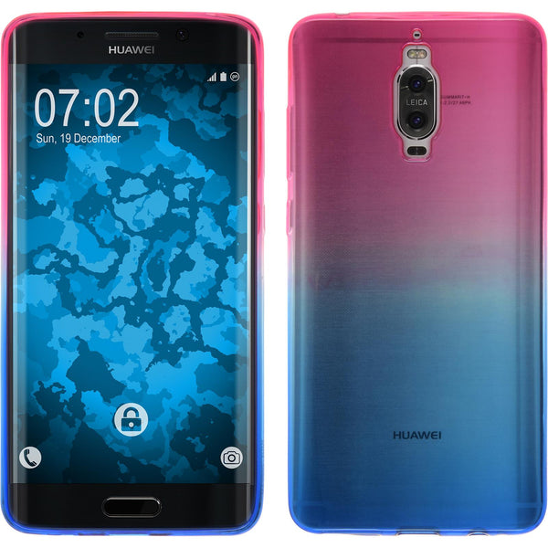 PhoneNatic Case kompatibel mit Huawei Mate 9 Pro - Design:06 Silikon Hülle OmbrË + 2 Schutzfolien