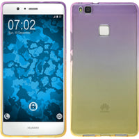 PhoneNatic Case kompatibel mit Huawei P9 Lite - Design:05 Silikon Hülle OmbrË + 2 Schutzfolien