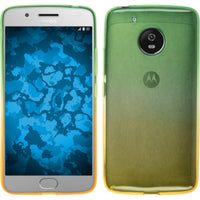 PhoneNatic Case kompatibel mit Lenovo Moto G5 - Design:03 Silikon Hülle OmbrË + 2 Schutzfolien