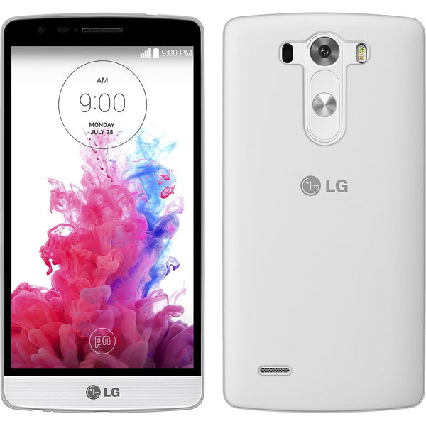PhoneNatic Case kompatibel mit LG G3 - clear Silikon Hülle Slimcase + 2 Schutzfolien