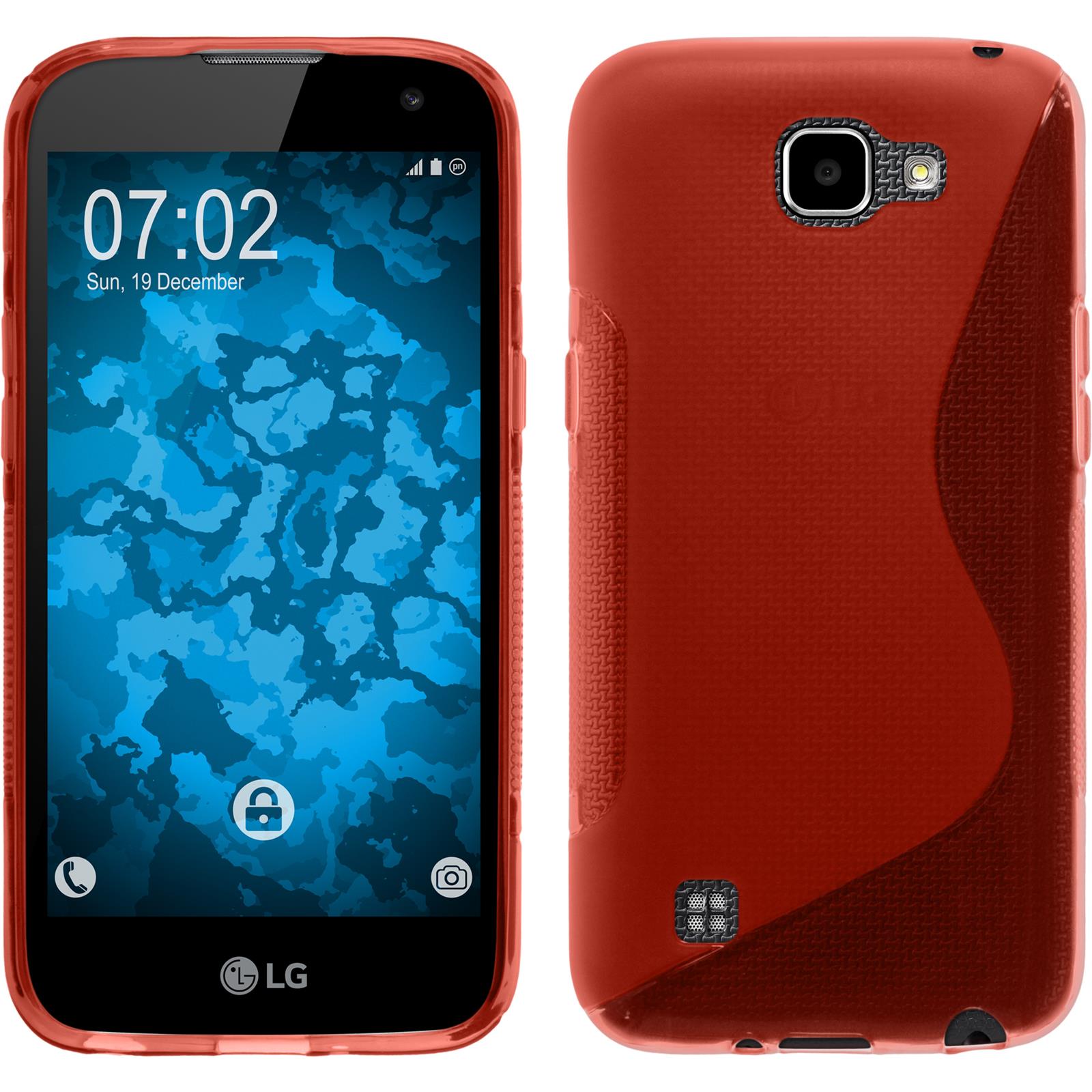 Kunstleder-Hülle Für LG K4 2016 – Book-Case Mit Standfunktion & Kartenfächern, Inkl. 2 Displayschutzfolien