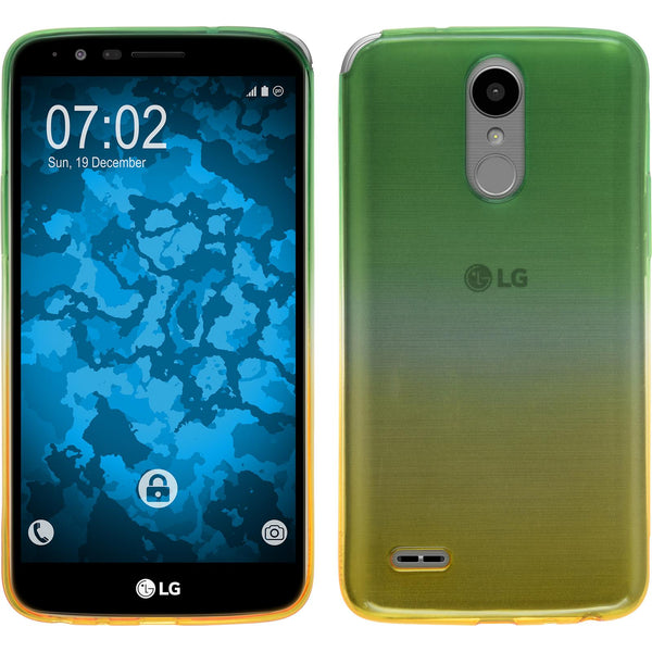 PhoneNatic Case kompatibel mit LG Stylus 3 - Design:03 Silikon Hülle OmbrË + 2 Schutzfolien