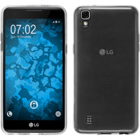 PhoneNatic Case kompatibel mit LG X Power - Crystal Clear Silikon Hülle transparent Cover