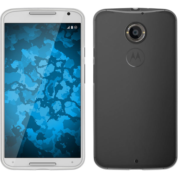 PhoneNatic Case kompatibel mit Motorola Moto X 2014 2. Gen. - clear Silikon Hülle Slimcase + 2 Schutzfolien