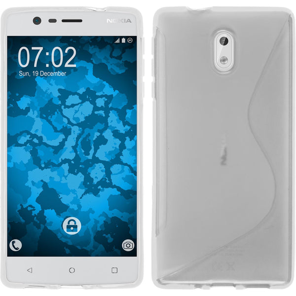Silikonhülle für Nokia 3 S-Style clear