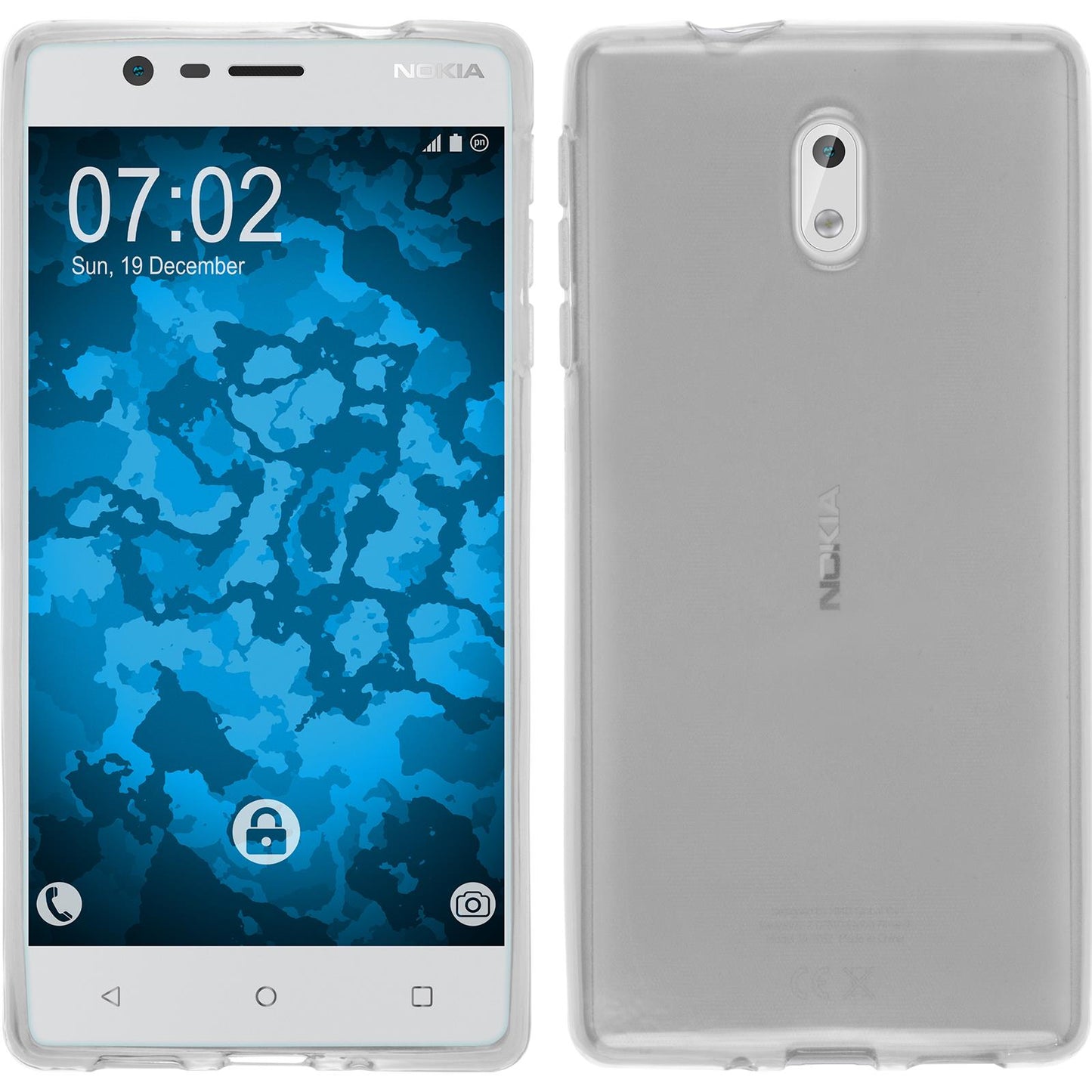 Silikonhülle für Nokia 3 transparent Crystal Clear