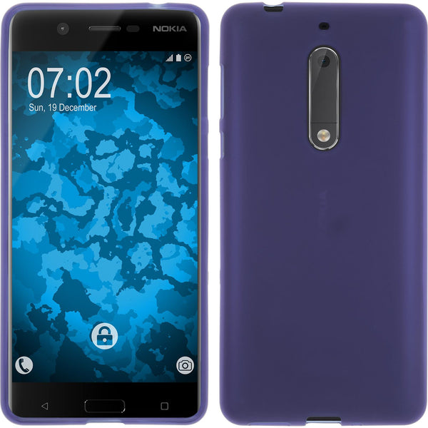 Silikonhülle für Nokia 5 matt lila