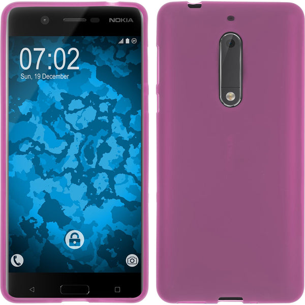 Silikonhülle für Nokia 5 matt pink