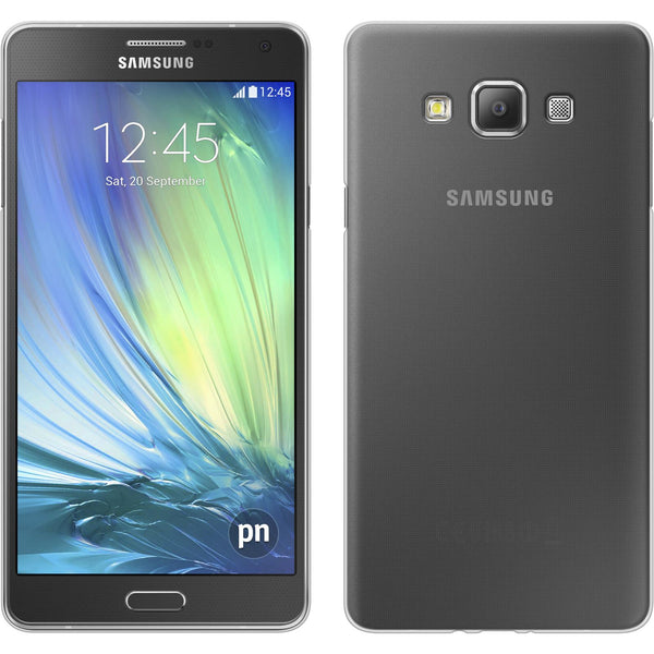 PhoneNatic Case kompatibel mit Samsung Galaxy A5 (A500) - clear Silikon Hülle Slimcase + 2 Schutzfolien