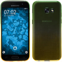PhoneNatic Case kompatibel mit Samsung Galaxy A7 (2017) - Design:03 Silikon Hülle OmbrË + 2 Schutzfolien