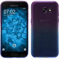 PhoneNatic Case kompatibel mit Samsung Galaxy A7 (2017) - Design:04 Silikon Hülle OmbrË + 2 Schutzfolien