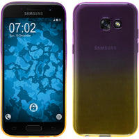 PhoneNatic Case kompatibel mit Samsung Galaxy A7 (2017) - Design:05 Silikon Hülle OmbrË + 2 Schutzfolien
