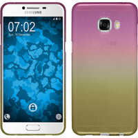 PhoneNatic Case kompatibel mit Samsung Galaxy C5 - Design:01 Silikon Hülle OmbrË + 2 Schutzfolien