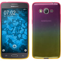 PhoneNatic Case kompatibel mit Samsung Galaxy Grand Prime Plus - Design:01 Silikon Hülle OmbrË + 2 Schutzfolien