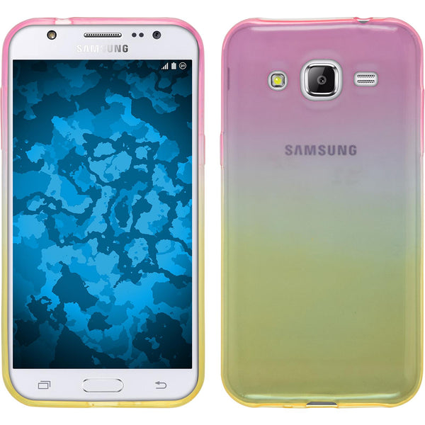 PhoneNatic Case kompatibel mit Samsung Galaxy J2 (2015) - Design:01 Silikon Hülle OmbrË Cover