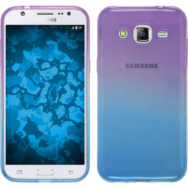 PhoneNatic Case kompatibel mit Samsung Galaxy J2 (2015) - Design:04 Silikon Hülle OmbrË Cover