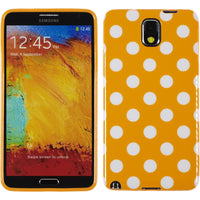 PhoneNatic Case kompatibel mit Samsung Galaxy Note 3 - Design:10 Silikon Hülle Polkadot + 2 Schutzfolien