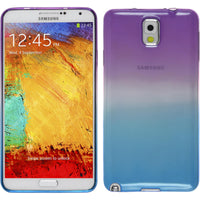 PhoneNatic Case kompatibel mit Samsung Galaxy Note 3 - Design:04 Silikon Hülle OmbrË + 2 Schutzfolien