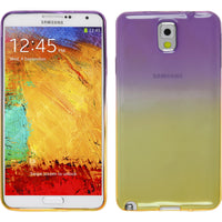 PhoneNatic Case kompatibel mit Samsung Galaxy Note 3 - Design:05 Silikon Hülle OmbrË + 2 Schutzfolien
