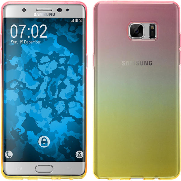 PhoneNatic Case kompatibel mit Samsung Galaxy Note FE - Design:01 Silikon Hülle OmbrË Cover