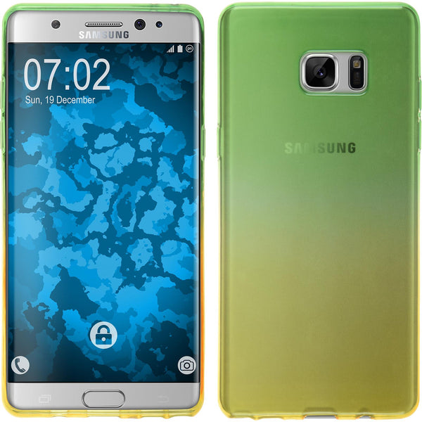 PhoneNatic Case kompatibel mit Samsung Galaxy Note FE - Design:03 Silikon Hülle OmbrË Cover
