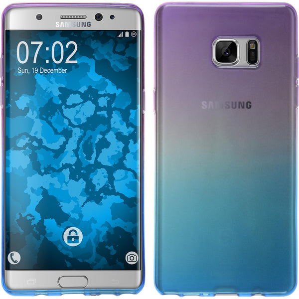 PhoneNatic Case kompatibel mit Samsung Galaxy Note FE - Design:04 Silikon Hülle OmbrË Cover