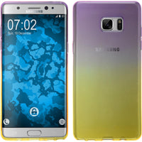 PhoneNatic Case kompatibel mit Samsung Galaxy Note FE - Design:05 Silikon Hülle OmbrË Cover