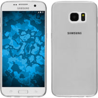 PhoneNatic Case kompatibel mit Samsung Galaxy S7 Edge - clear Silikon Hülle Slimcase Cover