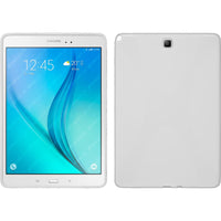PhoneNatic Case kompatibel mit Samsung Galaxy Tab A 9.7 - weiß Silikon Hülle X-Style + 2 Schutzfolien
