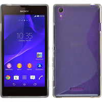PhoneNatic Case kompatibel mit Sony Xperia Style - grau Silikon Hülle S-Style + 2 Schutzfolien