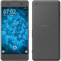 PhoneNatic Case kompatibel mit Sony Xperia XA - clear Silikon Hülle 360∞ Fullbody Cover
