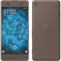 PhoneNatic Case kompatibel mit Sony Xperia XA - rosa Silikon Hülle 360∞ Fullbody Cover