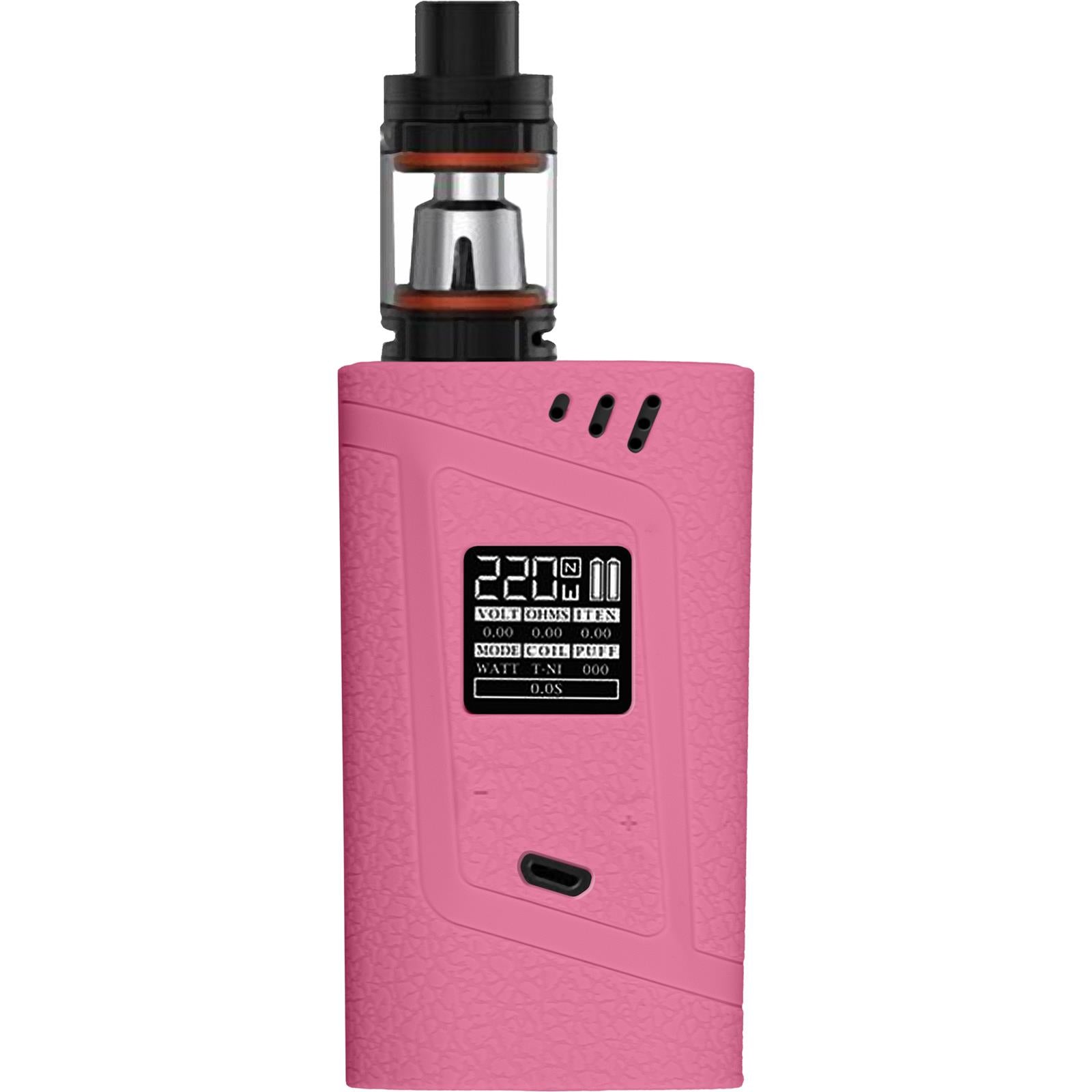 PhoneNatic Case für SMOK Alien 220W Hülle Silikon pink Cover