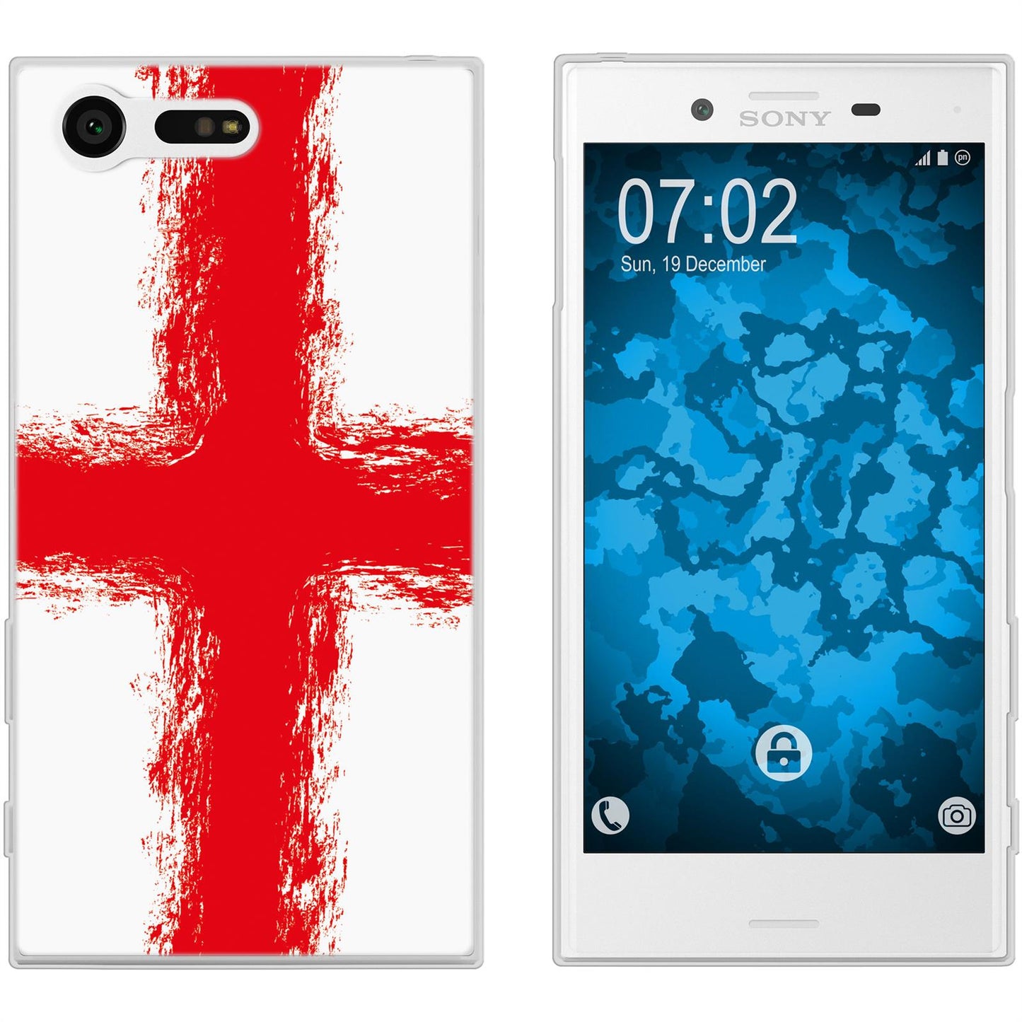 Xperia X Compact Silikon-Hülle WM England M4 Case