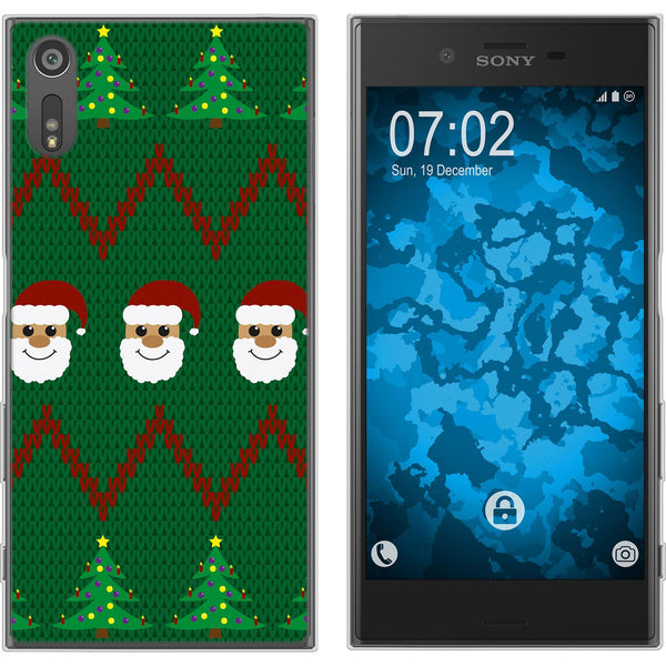 Xperia XZs Silikon-Hülle X Mas Weihnachten X-Mas Sweater M7