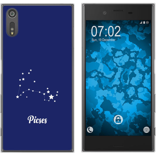Xperia XZs Silikon-Hülle SternzeichenPisces M1 Case