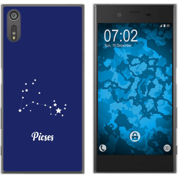Xperia XZs Silikon-Hülle SternzeichenPisces M1 Case