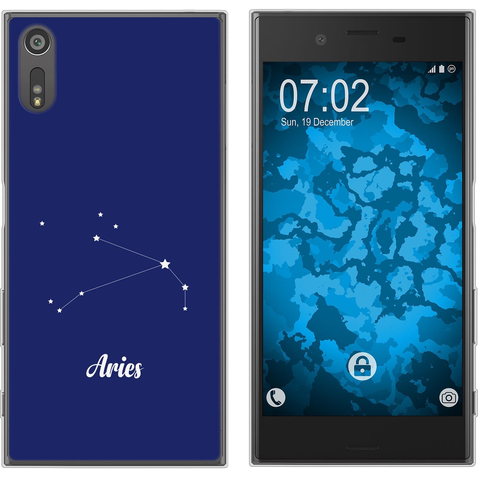 Xperia XZs Silikon-Hülle SternzeichenAries M11 Case