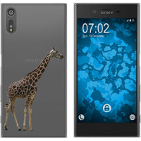 Xperia XZs Silikon-Hülle Vektor Tiere Giraffe M8 Case