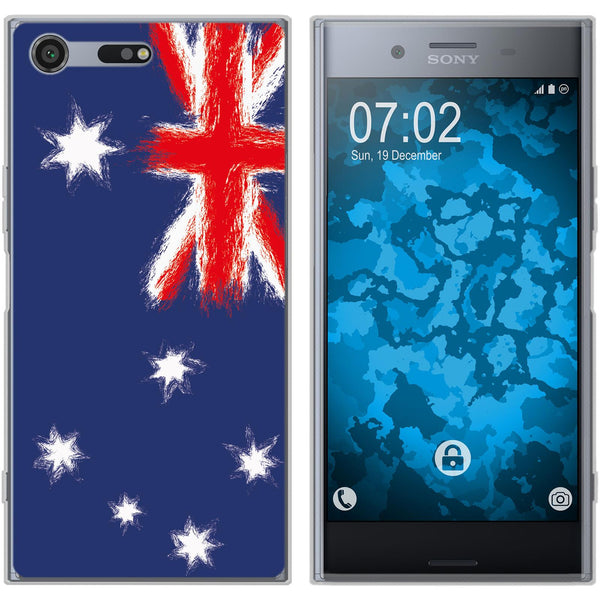 Xperia XZ Premium Silikon-Hülle WM Australien M2 Case