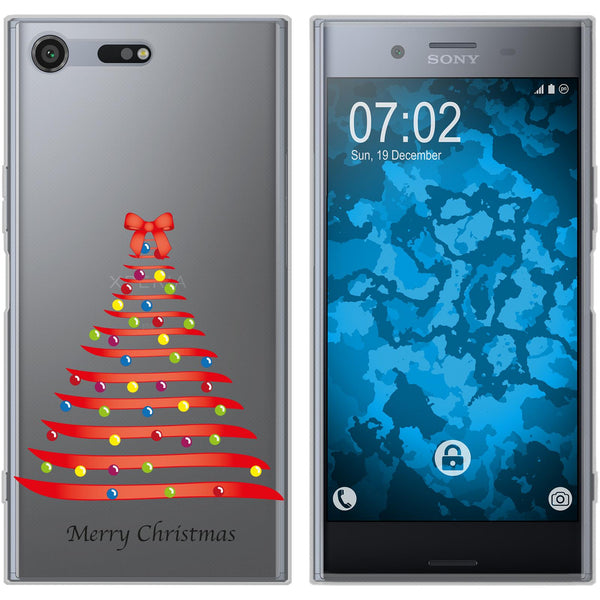 Xperia XZ Premium Silikon-Hülle X Mas Weihnachten Weihnachts