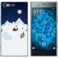 Xperia XZ Premium Silikon-Hülle X Mas Weihnachten Winterwond