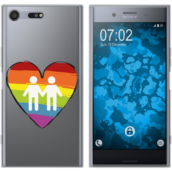 Xperia XZ Premium Silikon-Hülle pride Männer M3 Case