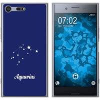 Xperia XZ Premium Silikon-Hülle SternzeichenAquarius M10 Cas