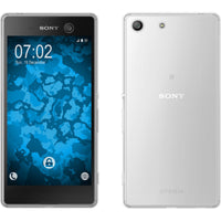PhoneNatic Case kompatibel mit Sony Xperia M5 - clear Silikon Hülle Slimcase Cover