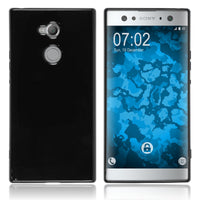 PhoneNatic Case kompatibel mit Sony Xperia XA2 Ultra - schwarz Silikon Hülle transparent Cover