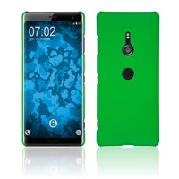 Hardcase für Sony Xperia XZ3 gummiert grün